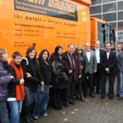 Bild vergr&ouml;&szlig;ern: Israelbesuch beim Team Orange