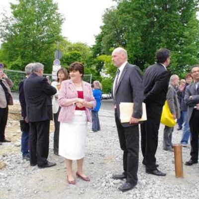 Bild vergr&ouml;&szlig;ern: Grundsteinlegung Schwimm- und Sportzentrum Ochsenfurt