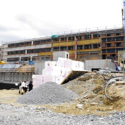 Bild vergr&ouml;&szlig;ern: Grundsteinlegung Schwimm- und Sportzentrum Ochsenfurt