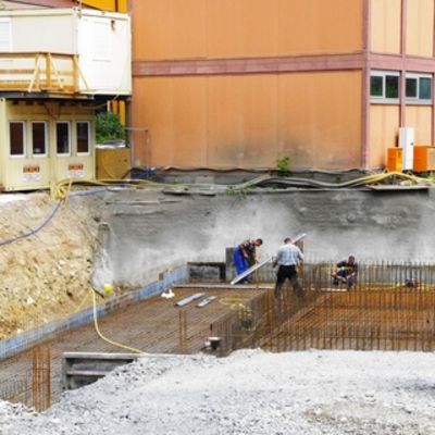 Bild vergr&ouml;&szlig;ern: Grundsteinlegung Schwimm- und Sportzentrum Ochsenfurt