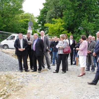 Bild vergr&ouml;&szlig;ern: Grundsteinlegung Schwimm- und Sportzentrum Ochsenfurt