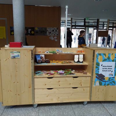 Faire S&uuml;&szlig;igkeiten mit dem mobilen Verkaufsstand des Landkreis W&uuml;rzburg