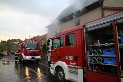 Einsatzgroßübung der Feuerwehren und Sanitätsdienste in Lindelbach