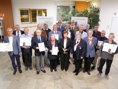 Ehrungen BRK, THW, Malteser, Johanniter 2025 by Christian Schuster (1)