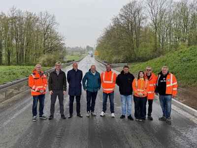 Fahrbahnerneuerung W&Uuml;26 K&uuml;rnach by Christian Schuster