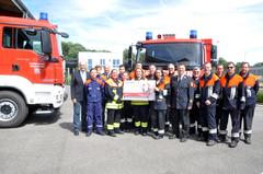 Spende Sparkasse an Kreisfeuerwehr