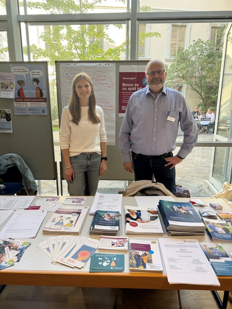 Infostand Betreuungsstelle