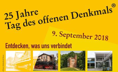 Plakat zum Tag des offenen Denkmals