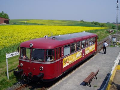 Mainschleifenbahn im Bahnhof Prosselsheim