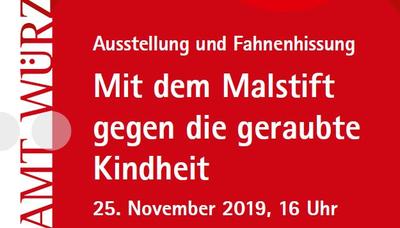 Mit dem Malstift gegen die geraubte Kindheit