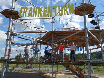 Wiederer&ouml;ffnung Hochseilgarten Frankenturm - by Dagmar Hofmann 