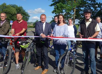 Radwegfreigabe Randersacker-Lindelbach                  