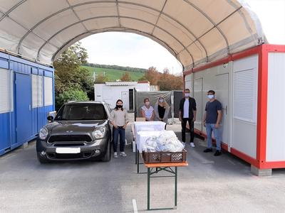 Team Corona-Testmanagement bei den letzten Vorbereitungen zur Inbetriebnahme der Teststrecke an der Talavera - by Paul Justice