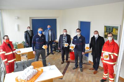 Silvesterbesuch im Testzentrum Franz-Oberth&uuml;-Schule