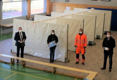 Neue Corona-Teststelle Waldbrunn - by Julian H&ouml;fner