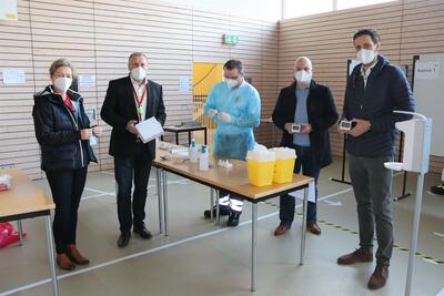 20210327 Inbetriebnahme Schnelltest-Stelle Kirchheim - by Kathrin Klotzbach