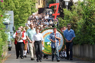 Siebenertag Bergtheim 2011, Festzug - by Irene Konrad