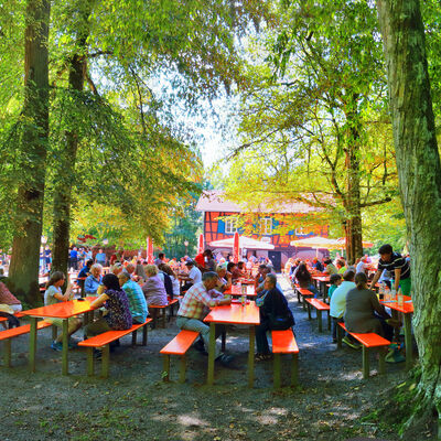 Waldhaus Einsiedel Biergarten