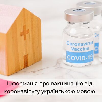 Informationen zur Corona-Impfung auf Ukrainisch