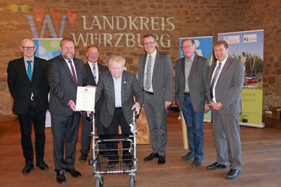 Feldgeschworener Ludwig Emmerling f. 60 Jahre - by Irene Konrad