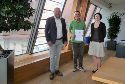 PM Roland M&ouml;schle f&uuml;r weitere drei Jahre Naturschutzw&auml;chter by Christian Schuster