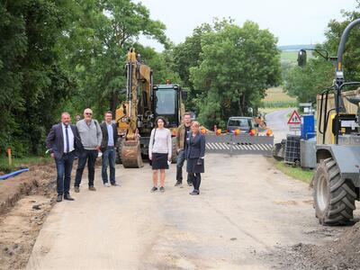 Baustelle Kaltenh&auml;user Berg bei Eisenheim by Christian Schuster