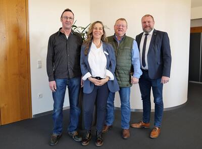 Jubil&auml;en und Verabschiedung: Matthias Neckermann, Claudia Ruhe, Dr. Otto Erb 