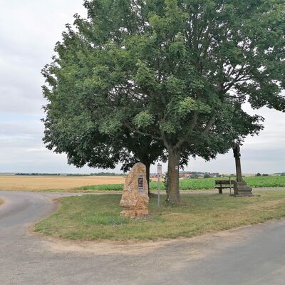 Jubil&auml;umsstein 1200 Jahre E&szlig;feld und Giebelstadt